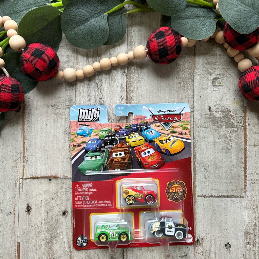 Disney Pixar Cars Mini Racers 3-Pack Diecast